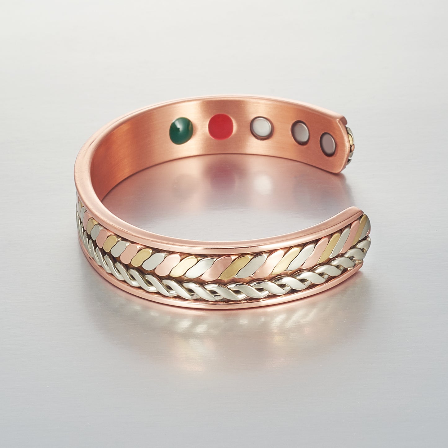 Fashion Crystal Magnetic Copper Bracelets for Women, Arthritis and Joint Pain Therapy, Wristbands for Carpal Tunnel Zircon Bracelets