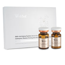 Load image into Gallery viewer, NAD+ Nicotinamide Riboside Anti Aging Serum with Collagen Peptides – Brightening, Wrinkle Repair &amp; Firming | Freeze-Dried, Dual-Chamber, Fragrance-Free

